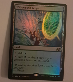 Willowrush Verge FOIL NM/M MTG Aetherdrift Magic the Gathering - Image 1
