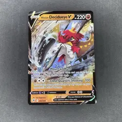 Pokemon TCG Hisuian Decidueye VSTAR Astral Radiance Holo Ultra Rare 83/189 - Image 1