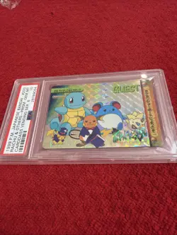 Pokemon Card Raichu Pikachu No. 233 Prism Carddass Vending Series 6 PSA 10 - Image 4