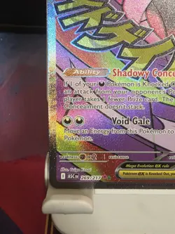 Pokemon Mega Gengar EX ASC 269/217 Full Art Holo 350 HP Psychic - Image 5