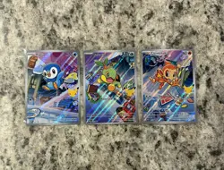 Pokemon TCG First Partner Illustration Collection Series 1 Gen 4 Sinnoh Starters - Image 1