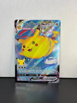 Pokemon Flying Pikachu VMAX Ultra Rare Celebrations 007/025 NM - Image 1