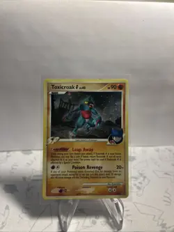 Toxicroak G DP41 - Black Star Promo Diamond & Pearl Holo 2009 - Pokemon HP SWIRL - Image 1