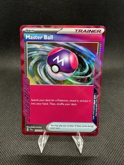 Pokemon - Master Ball 153/162 - ACE SPEC - SV05: Temporal Forces - NM - Image 1