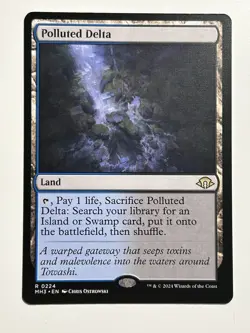 MTG Magic the Gathering Polluted Delta 224 Modern Horizons 3 NM Regular - Image 1