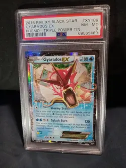 2016 Pokemon Promo #XY106 Red Gyarados EX PSA Graded BLACK STAR PROMO Rare Holo - Image 1