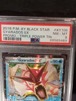 2016 Pokemon Promo #XY106 Red Gyarados EX PSA Graded BLACK STAR PROMO Rare Holo - Image 2