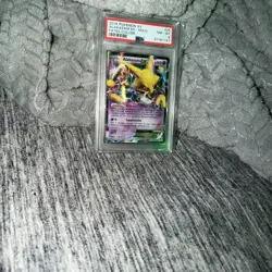 POKEMON 2016 XY Fates Collide ALAKAZAM EX #25 PSA 8 RARE - Image 1
