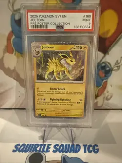 Jolteon [Cosmos Holo] #169 Pokemon Promo PSA 9 - Image 1