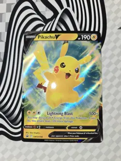 Pikachu V SWSH198 Holofoil Promo Rare Pokemon TCG NM - Image 1