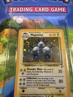 Magneton Pokemon base set 2 Rare Holo NM/LP+ Vintage 🧲 - Image 3