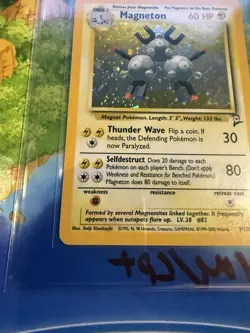 Magneton Pokemon base set 2 Rare Holo NM/LP+ Vintage 🧲 - Image 4