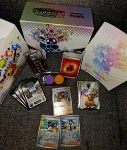 Pokemon Prismatic Evolutions ETB Elite Trainer Box EMPTY PLUS EXTRAS - Image 2