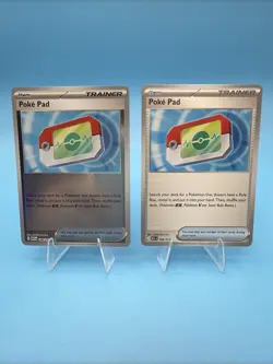 2x Pokemon TCG - Poke Pad 198/217 - Ascended Heroes NM 1 common 1 reverse holo - Image 1