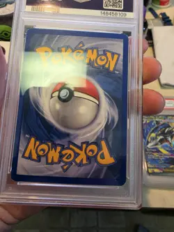 2004 POKEMON EX TEAM MAGMA VS TEAM AQUA #10 TEAM MAGMA'S HOUNDOOM HOLO PSA 6 - Image 4