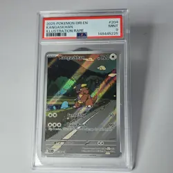 Pokemon TCG 2025 Kangaskhan Illustration Rare Holo Sv10 204/182 PSA 9 - Image 1