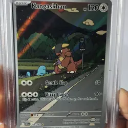 Pokemon TCG 2025 Kangaskhan Illustration Rare Holo Sv10 204/182 PSA 9 - Image 3