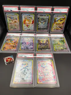 PSA10 Eeveelutions SAR 10 Card Sequential Set Terastal Festival ex Pokemon JP - Image 1