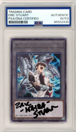 PSA Signed Eric Stuart Yu-Gi-Oh! TCG Token Seto Kaiba TK03-JP002 Japanese - Image 1