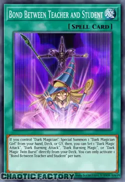 YUGIOH RA05-EN061 Bond Between Teacher and Student Platinum Rare 1st Edition NM - Image 1