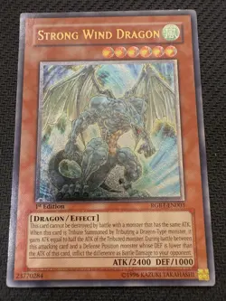 Strong Wind Dragon (UTR) RGBT-EN003 1st Edition Ultimate Rare Yu-Gi-Oh! - Image 1