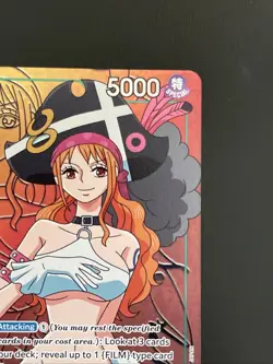 One Piece English OP02-036 Nami Alternate Art Super Rare - Image 3