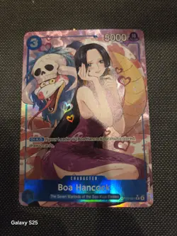 2025 One Piece Carrying On His Will Boa Hancock Alternate Art Rare #OP13-051 - Image 3