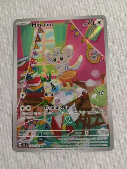 Minccino 182/162 Sv05: Temporal Forces Holo Pokemon Card - Image 1