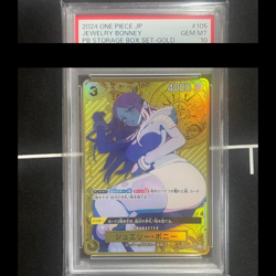 One Piece Card PSA 10 Jewelry Bonney OP08-105 Parallel Gold THE BEST Storage JPN - Image 1