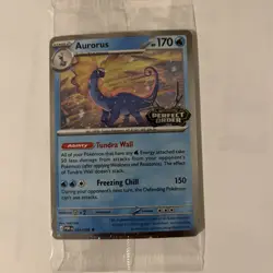 Pokemon Aurorus Perfect Order Promo Stamped Card 024/088 TCG SEALED - Image 1