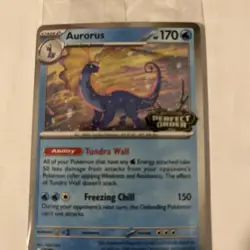 Pokemon Aurorus Perfect Order Promo Stamped Card 024/088 TCG SEALED - Image 2