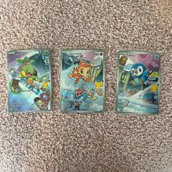 Pokemon TCG First Partner Pack Piplup Chimchar Turtwig Card Lot 040 041 042 Gen4 - Image 1