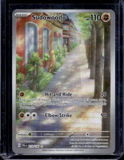 Pokemon TCG Sudowoodo Scarlet & Violet Paldea Evolved Holo Card 219/193 - Image 1