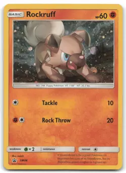 Rockruff #SM06 SM Promos Promo Holo - LP - Pokemon Card 4D1 - Image 1