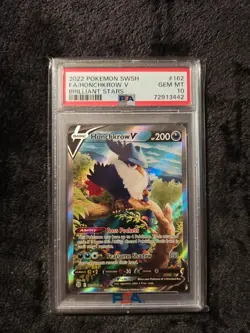 Pokemon TCG Honchkrow v Full Art Card PSA 10 162/172 Psa 10 - Image 1
