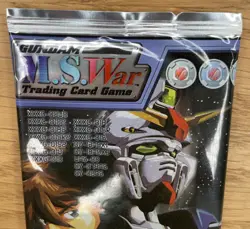 Gundam M.S. War Trading Card Game Wing Gundam Team 10 Card Booster Pack Sealed - Image 3