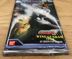 Gundam M.S. War Trading Card Game Wing Gundam Team 10 Card Booster Pack Sealed - Image 4