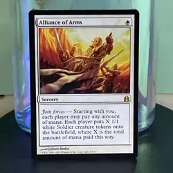 Alliance of Arms Commander Regular MTG TCG CARD LP - Image 1