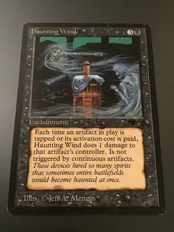 MTG Haunting Wind Antiquities LP - Image 1