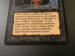 MTG Haunting Wind Antiquities LP - Image 3