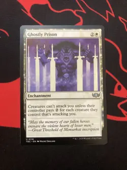 Ghostly Prison Commander Tarkir Dragonstorm U 0116 MTG TDC EN NM - Image 1