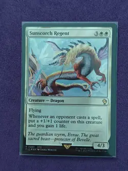 Sunscorch Regent (Surge Foil) R Commander: FINAL FANTASY 255 NM FIC MTG - Image 1