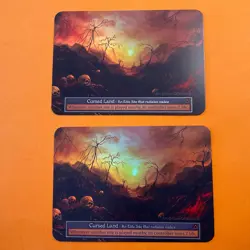 Cursed Land FOIL Elite x2 Sorcery: Contested Realm Arthurian Legends - Image 1