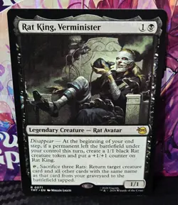 magic the gathering - Rat King, Verminister - Legendary Creature - Rat Avatar - Image 1