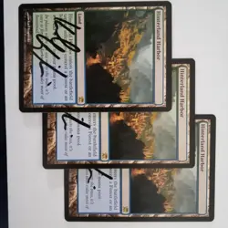 Magic The Gathering - 1x Signed Hinterland Harbor (mtg) Innistrad - Image 1