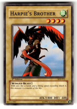 Harpie's Brother SDJ-011 1st Edition Common Starter Deck: Joey LP - Image 1