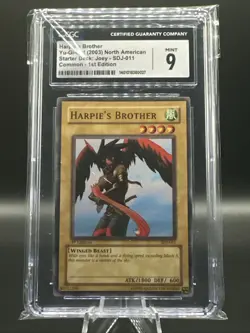 Harpie's Brother Yu-Gi-Oh! 2003 SDJ-011 1st Edition CGC 9 Mint - Image 1