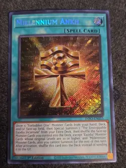 Yugioh Millennium Ankh INFO-EN053 Secret Rare 1st Edition NM - Image 1