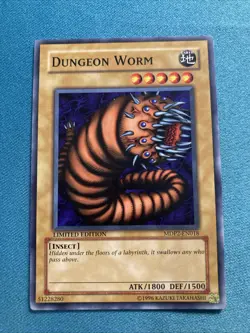 YUGIOH - DUNGEON WORM - COMMON - MDP2 - LIMITED EDITION - MP - Image 1