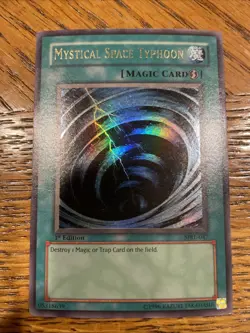 Mystical Space Typhoon MRL-047 Magic Ruler 1st Edition MP LP YuGiOh - Image 1